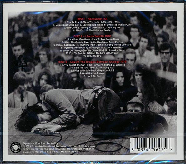 The Doors - The Broadcast Collection: Stockholm 1966 + Seattle 1970 + Chicago 1972 (35 tracks) (3xCD)