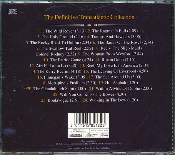 The Dubliners - The Definitive Transatlantic Collection (24 tracks)