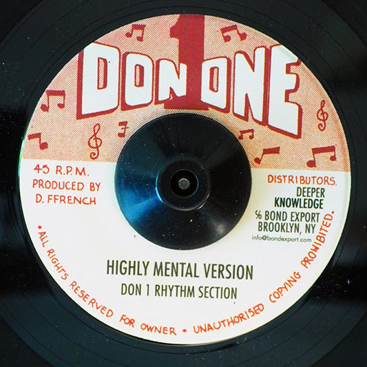 The Episodes - Blacker Than Black  /  Don 1 Rhythm Section - Highly Mental Version
