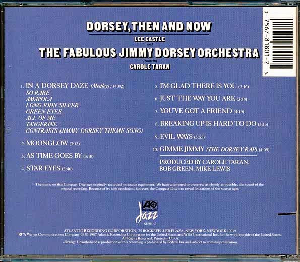 The Fabulous New Jimmy Dorsey Ochestra - Dorsey, Then And Now (ltd. ed.) (marked/ltd stock) (24-bit mastering) (remastered)