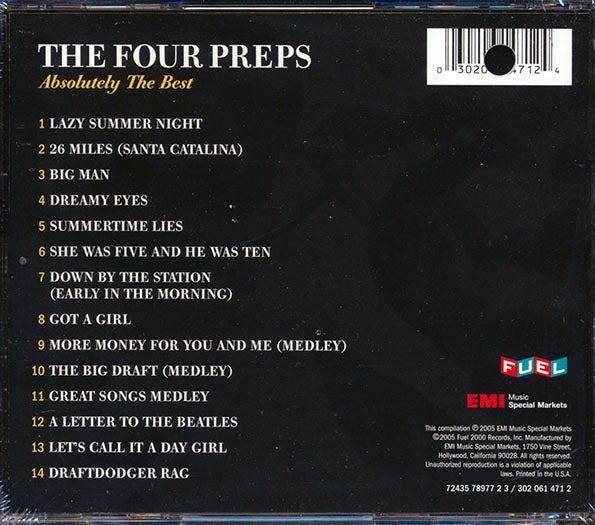 The Four Preps - Absolutely The Best (marked/ltd stock)