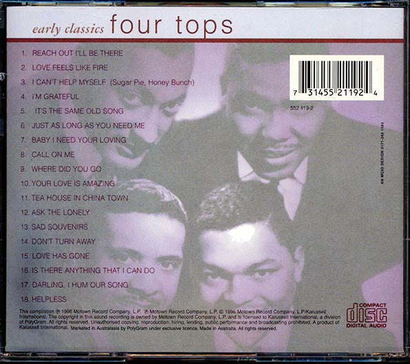 The Four Tops - Tamla Mowtown Early Classics