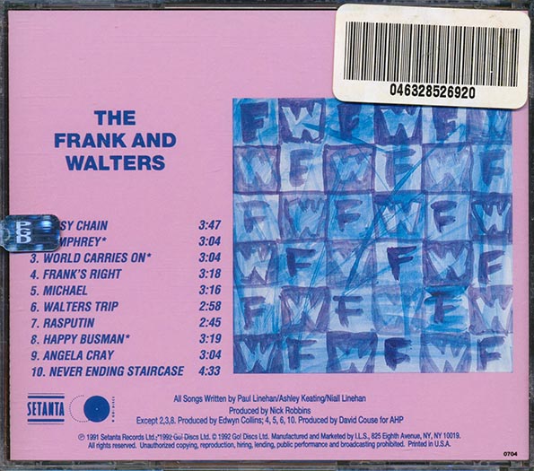 The Frank And Walters - The Frank And Walters (marked/ltd stock)