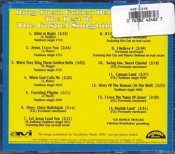 The Gospel Songbirds - Ring Them Golden Bells: The Best Of The Gospel Songbirds (marked/ltd stock)