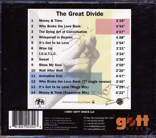 The Great Divide - Money And Time