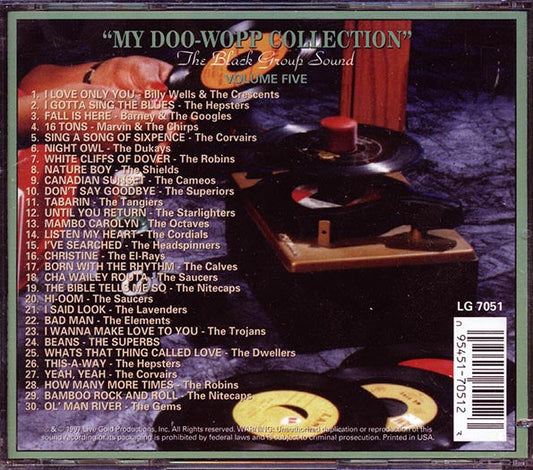 The Hepsters, The Dukays, The Shields, Etc. - My Doo-Wopp Collection: The Black Group Sound Volume 5 (30 tracks)