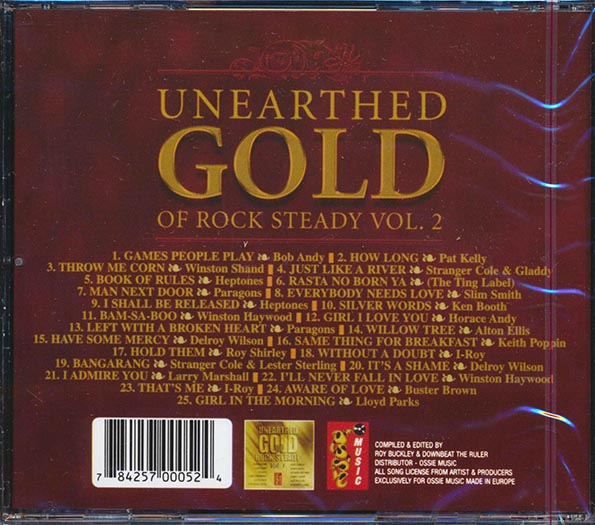 The Heptones, Alton Ellis, Larry Marshall, Etc. - Unearthed Gold Of Rock Steady Volume 2 (25 tracks)
