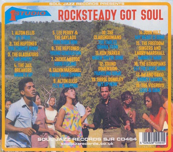 The Heptones, Jackie Mittoo, Alton Ellis, The Viceroys, Etc. - Rocksteady Got Soul CD