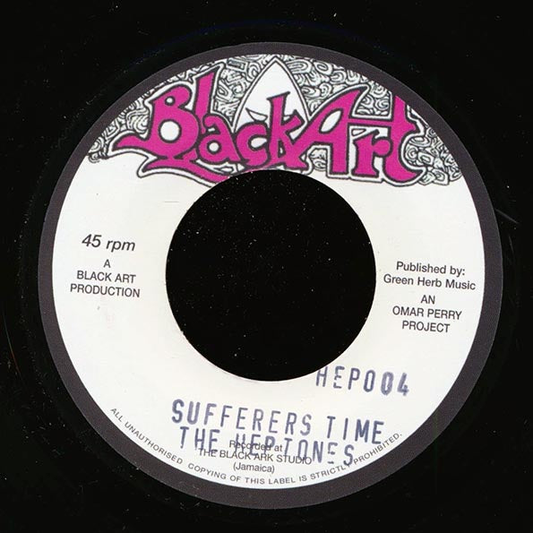 The Heptones - Sufferer's Time  /  The Upsetters - Sufferer's Dub (UK press)