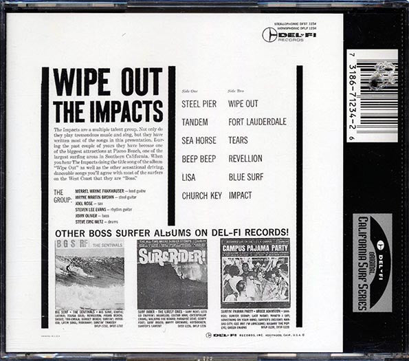The Impacts - Wipe Out (marked/ltd stock)