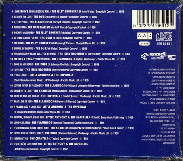 The Isley Brothers, The Dubs, The Flamingos, Etc. - Battle Of The Groups Volumes 1 & 2 (2 albums on 1 CD) (24 tracks)