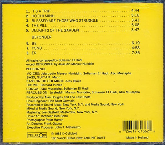 The Last Poets, Bernard Purdie - Delights Of The Garden CD