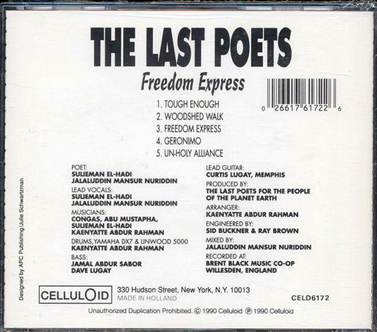 The Last Poets - Freedom Express CD