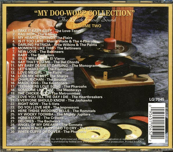 The Love-Tones, The Flairs, The Four Kings, The Baltineers, Etc. - My Doo-Wopp Collection: The Black Group Sound Volume 2 (30 tracks)