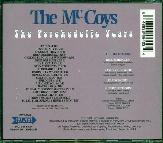 The McCoys - The Psychedelic Years