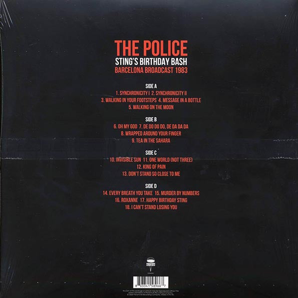 The Police - Sting's Birthday Bash: Barcelona Broadcast 1983 (2xLP)