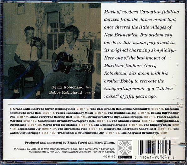 The Robichaud Brothers - The Slippery Stick: Traditional Fiddling From New Brunswick (incl. large booklet) (marked/ltd stock)