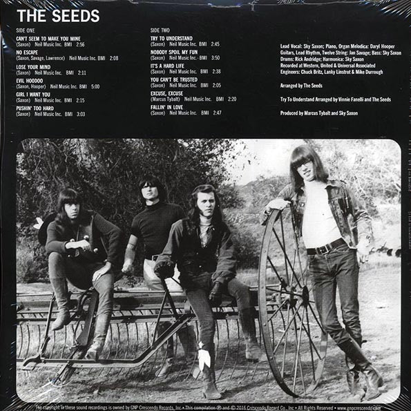 The Seeds - The Seeds (+9 bonus tracks) (mono) (2xLP) (180g) (deluxe edition)
