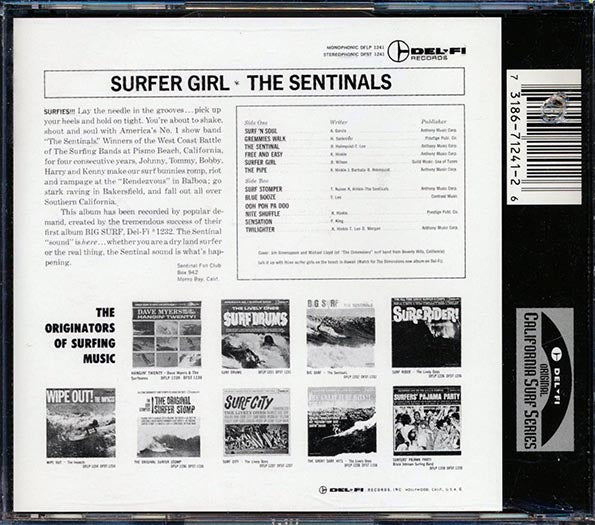 The Sentinals - Surfer Girl (marked/ltd stock)