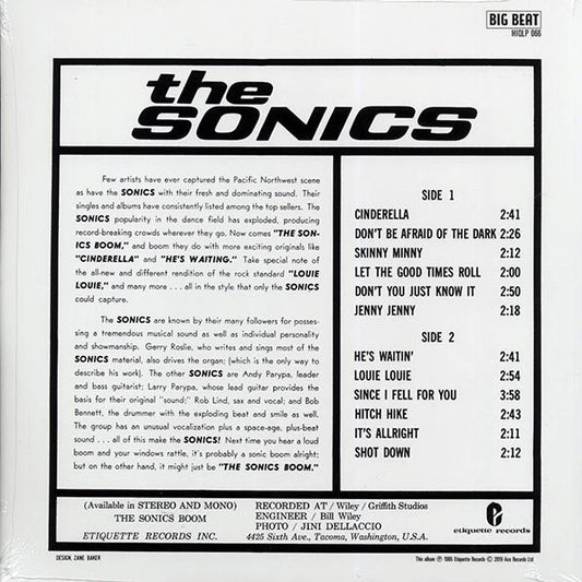 The Sonics - Boom (mono) (180g)
