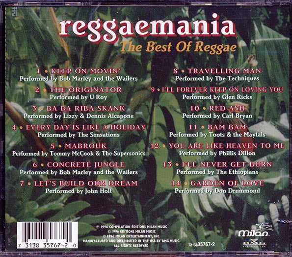 The Techniques, Don Drummond, The Ethiopians, Etc. - Reggaemania: The Best Of Reggae (marked/ltd stock)