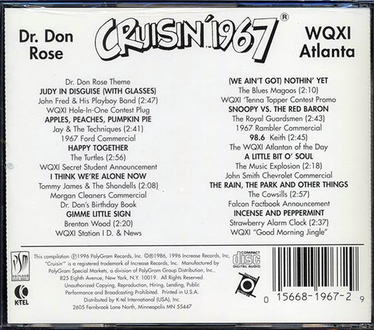 The Turtles, Jay & The Techniques, The Blue Magoos, Etc. - Cruisin' 1967