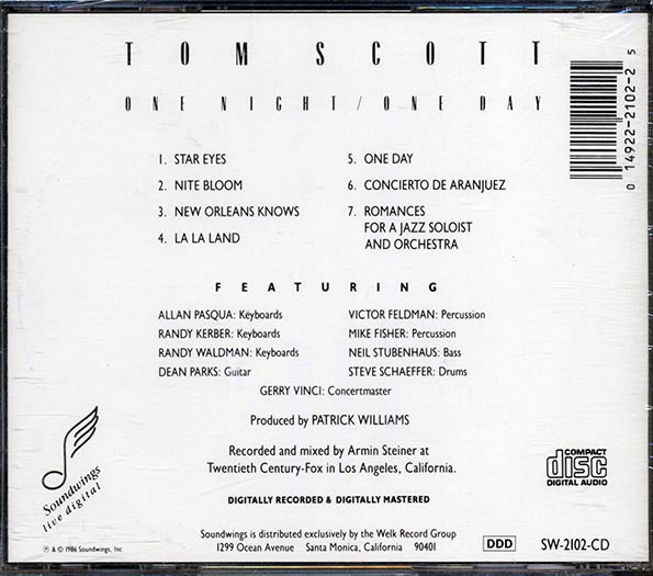 Tom Scott - One Night / One Day