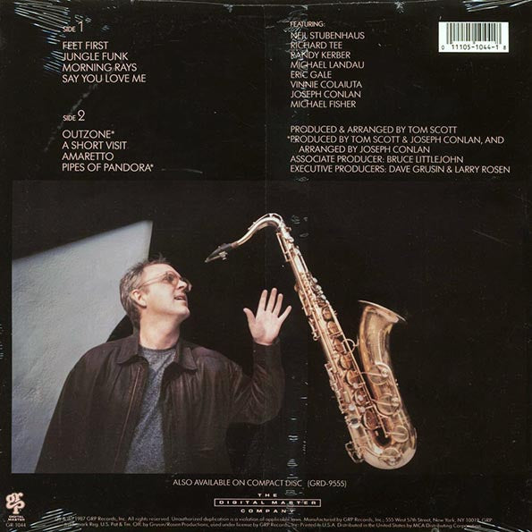 Tom Scott - Streamlines (1987 ORIGINAL PRESS) (orig. press) (marked/ltd stock)