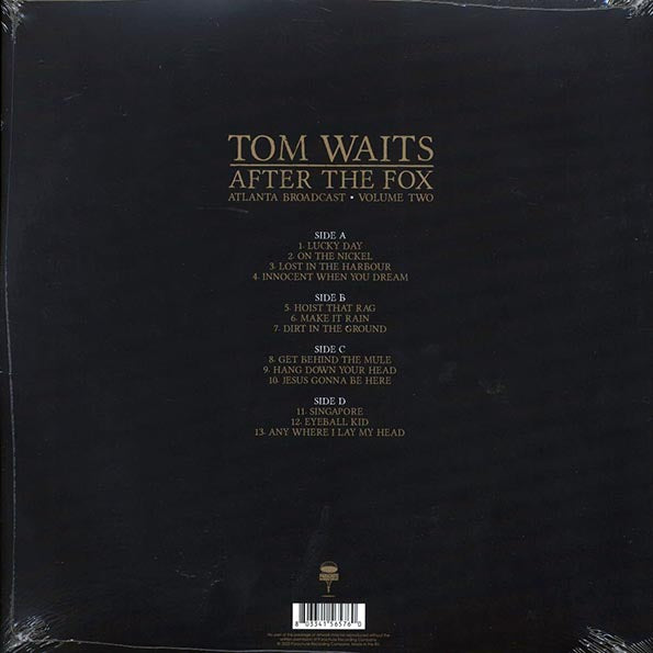 Tom Waits - After The Fox Volume 2: Atlanta Broadcast (2xLP)