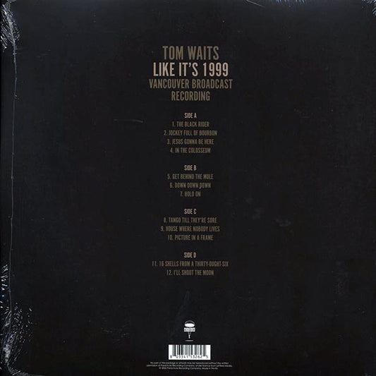 Tom Waits - Like It's 1999: Vancouver Broadcast Recording (2xLP)