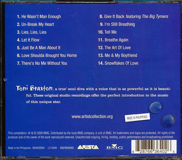 Toni Braxton - Artist Collection