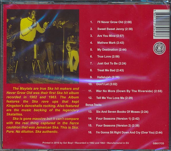 Toots & The Maytals - Never Grow Old