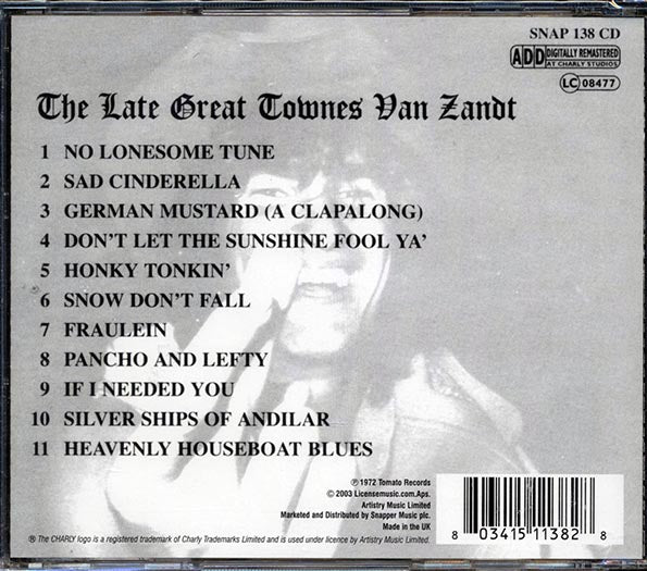 Townes Van Zandt - The Late Great Townes Van Zandt