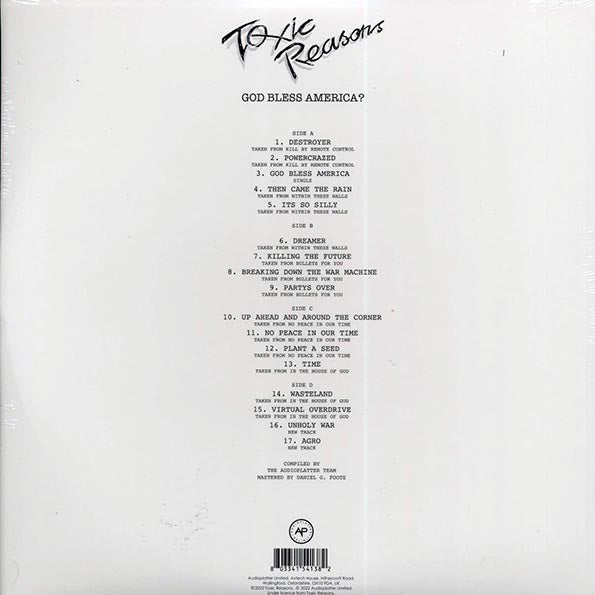 Toxic Reasons - God Bless America? (ltd. ed.) (2xLP) (red/white/blue splatter vinyl)