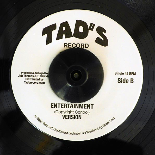 Triston Palmer - Entertainment  /  Roots Radics - Version (rhythm: "Heavenless AKA Entertainment") (US press)
