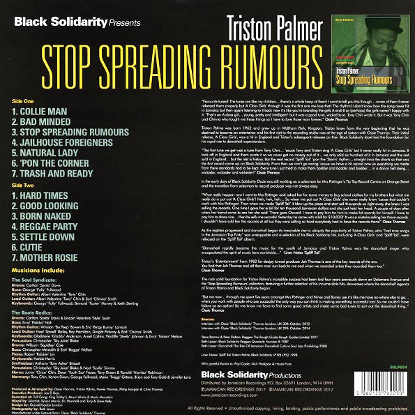 Triston Palmer - Stop Spreading Rumors (180g)