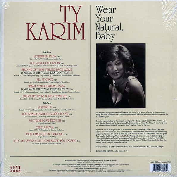 Ty Karim - Wear Your Natural, Baby (180g)