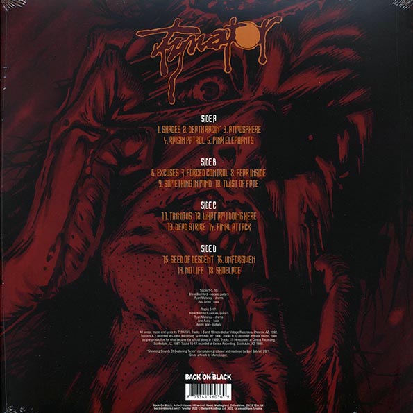 Tynator - Shrieking Sounds Of Deafening Terror (ltd. ed.) (2xLP) (red vinyl)