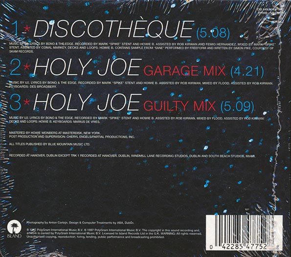 U2 - Discotheque (3 Track EP)