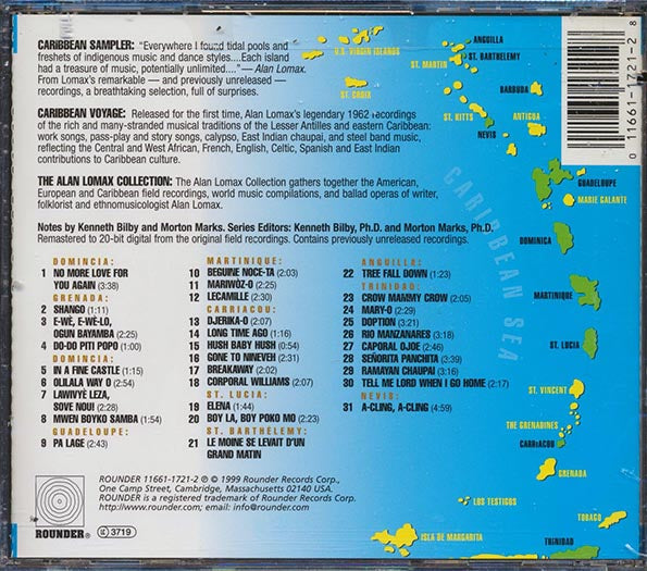 Various - Caribbean Voyage: Caribbean Sampler, The 1962 Field Recordings (Alan Lomax) (incl. large booklet) (marked/ltd stock) (remastered)