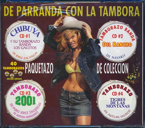 Various - De Parranda Con La Tambora: Paquetazo De Coleccion (40 tracks) (4xCD)