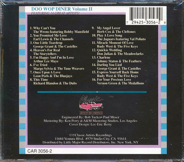 Various - Doo Wop Diner Volume 2