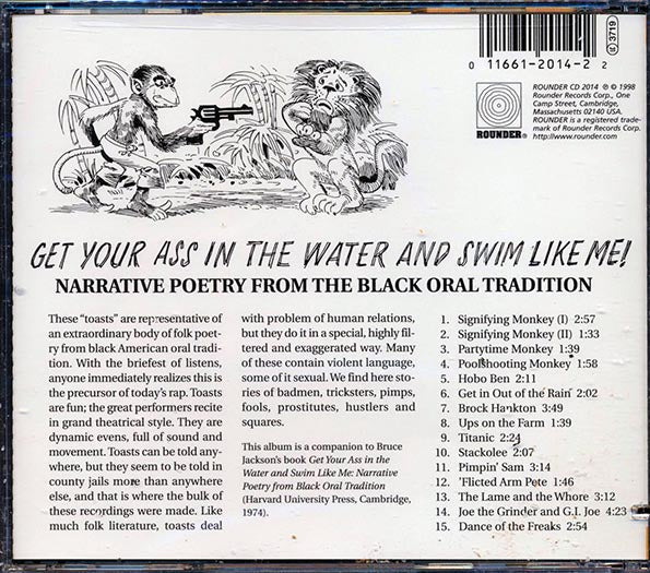 Various - Get You're Ass In The Water And Swim Like Me! Narrative Poetry From The Black Oral Tradition (incl. large booklet) (marked/ltd stock)