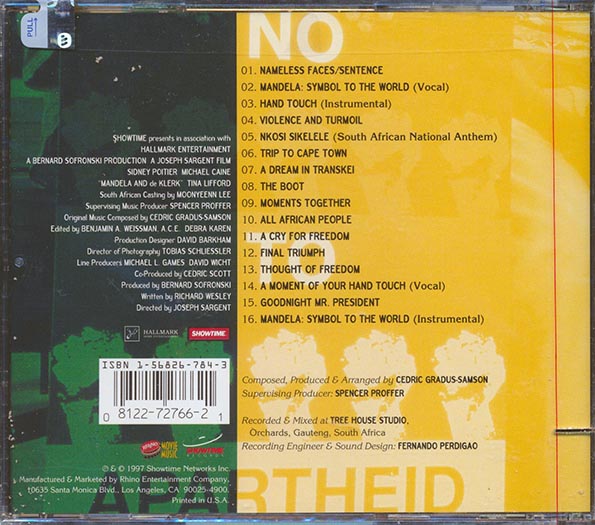 Various - Mandela And De Klerk Original Motion Picture Soundtrack (marked/ltd stock)