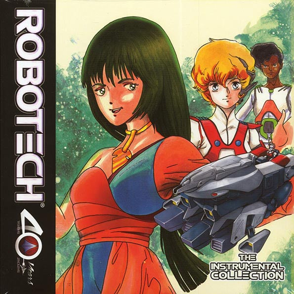 Various - Robotech: The Instrumental Collection (Coke Bottle Clear/Blue & White Splatter + Black/Grey Merge/Red Blob Colored Vinyl Edition) (ltd. 200 copies made) (2xLP) (colored vinyl)