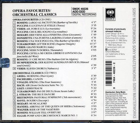 Various - Take 2: Opera Favourites + Orchestral Classics (2xCD)