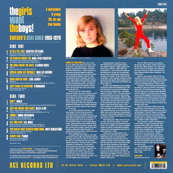Various - The Girls Want The Boys! Sweden's Beat Girls: 1966-1970 (180g)