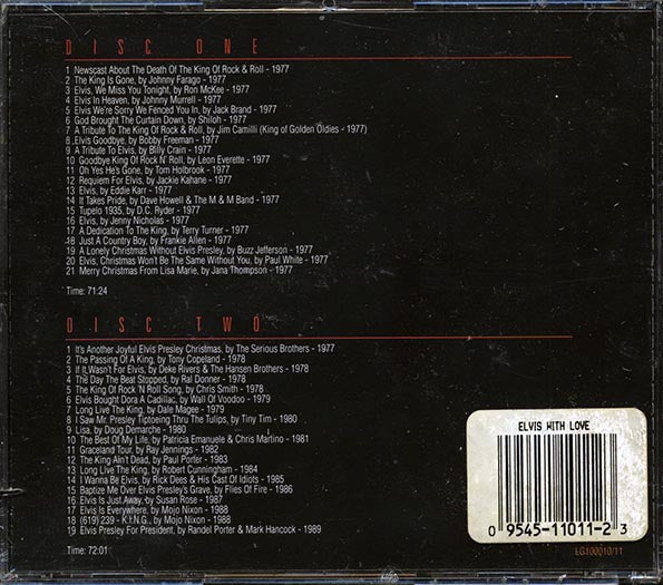 Various - To Elvis, With Love: A Total Collection Of 40 Of The Rarest Elvis Presley Tribute Songs (40 tracks) (2xCD)