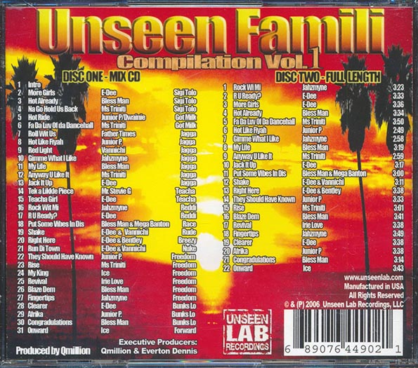 Various - Unseen Family Compilation Volume 1 (53 tracks) (2xCD)