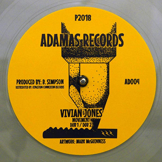 Vivian Jones - Movement; Movement Dub  /  Movement Dub 2 (clear vinyl)
